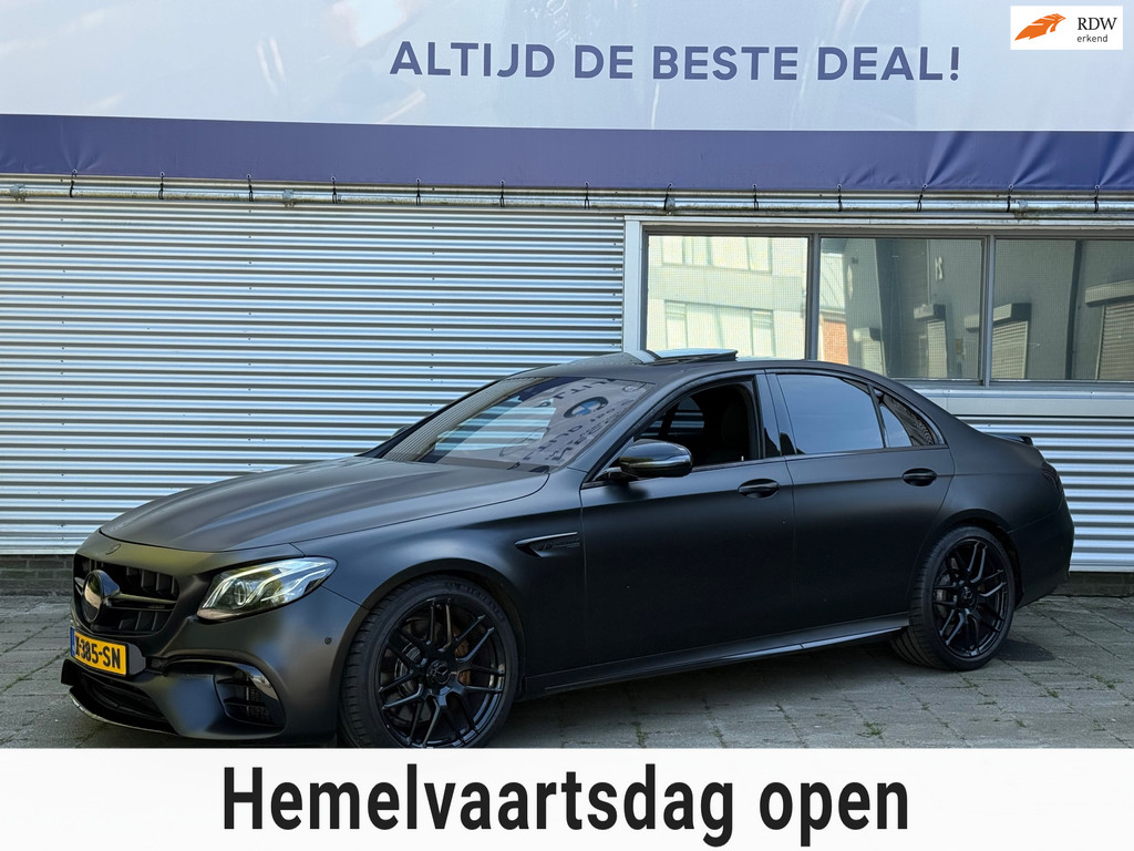Mercedes-Benz E-Klasse AMG 63 4MATIC Premium Plus Downpipe 612pk+ l Headup l Matzwart Wrap l Burmester l Memory+Stoelkoeling l 53076356-0.jpg | Zwaard Auto's