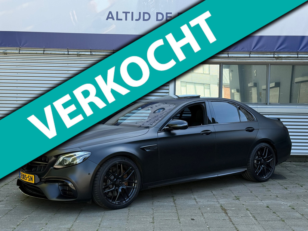 Mercedes-Benz E-Klasse AMG 63 4MATIC Premium Plus Downpipe 612pk+ l Headup l Matzwart Wrap l Burmester l Memory+Stoelkoeling l 53076356-0.jpg | Zwaard Auto's