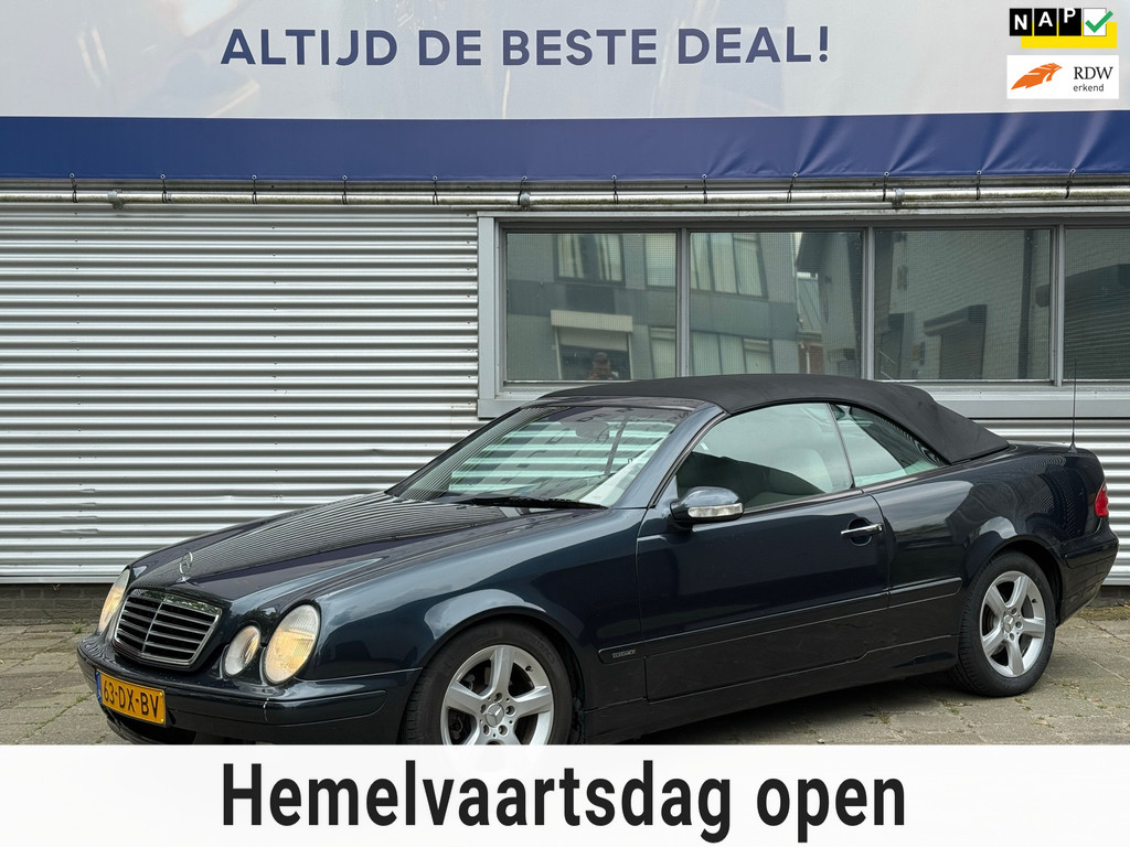 Mercedes-Benz CLK Cabrio 200 Elegance l NL-Auto l Volleder l Volledig Onderhouden l Rijdt & Schakelt zeer goed l 53405654-0.jpg | Zwaard Auto's