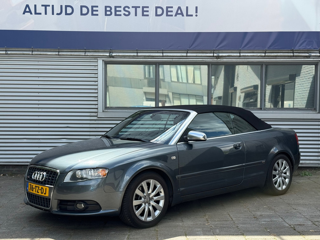 Audi A4 Cabriolet 3.0 V6 quattro Pro Line l Climate l Cruise l Memory l Alarm l Volleder l NWE Dak l 55712430-0.jpg | Zwaard Auto's