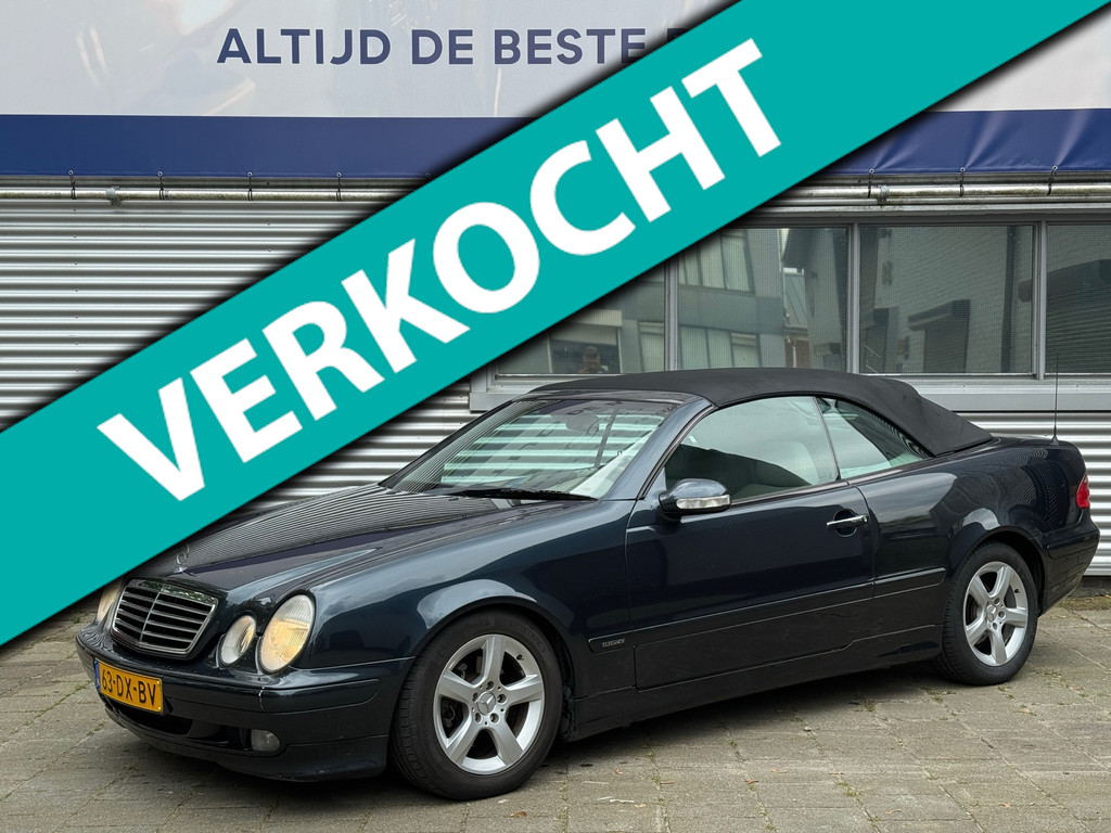 Mercedes-Benz CLK Cabrio 200 Elegance l NL-Auto l Volleder l Volledig Onderhouden l Rijdt & Schakelt zeer goed l 53405654-0.jpg | Zwaard Auto's